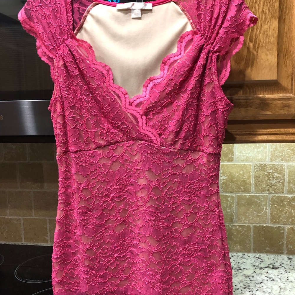 Boston Proper lace shirt